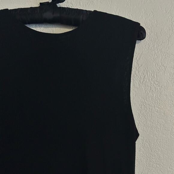 The Row Jersey Knit Maxi Dress Black Sleeveless size XS - Picture 10 of 11